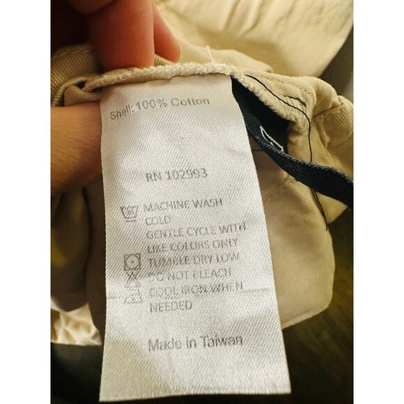 ROSETTA GETTY Beige Twill Cotton Short Sleeve Button Front Dress Size 6 - Picture 11 of 11